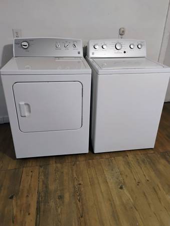 Kenmore washer and electric dryer delivery and installation is free 1