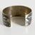 VTG Navajo Heavy Sterling Silver Wide Stamped Cuff 63.7 Grams 6 3/4" 8 thumbnail