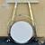 Folding 36” Round Garment Display Retail Rack, Adjustable Height, Casters, All 3 thumbnail