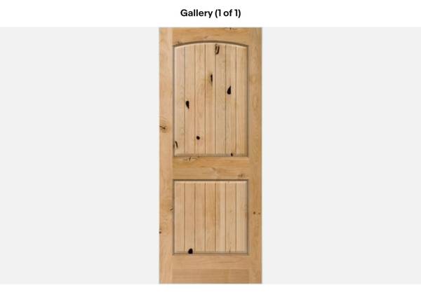 ALDER WOOD 8ft SOLID DOORS 1