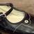 VINTAGE BLACK PATENT LEATHER MARY JANE BABY / INFANT SHOES 2 thumbnail