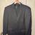 Men's Trump Navy White Pinstripe Suit 44R 37.5X30 1 thumbnail