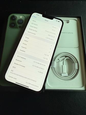 IPHONE 13 PRO MAX 1TB - $750 (Nueva York)63470648574979123