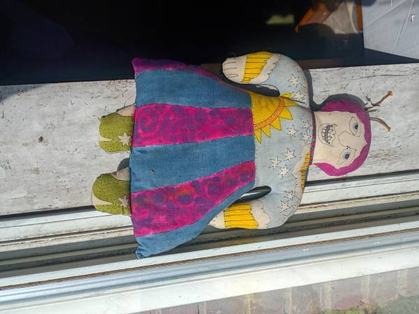 Vintage handmade artisan cloth doll 1