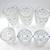 VTG Federal Glass Co. 6 pcs Yorktown Colonial Moonglow Thumbprint 7 thumbnail