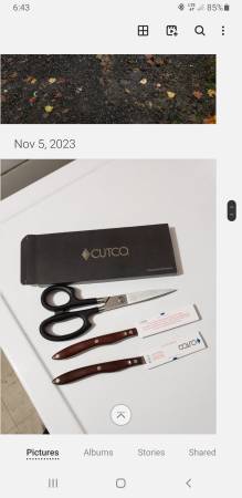 Cutco scissors and knifes 1