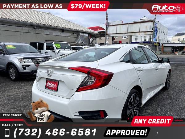2018 Honda Civic EX TSedan CVT - $500 (Todos los precios anunciados son ENGANCHE)63614538954881124