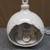 Ceramic Christmas Bulb w/ Nativity Scene Iluminated Diorama 1 thumbnail