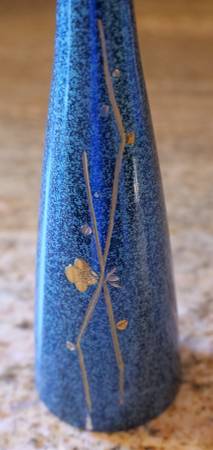 Vaso delgado esmaltado azul metálico y gris - Hecho a mano en Japón - $500 (san jose downtown)63471476757763122
