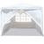 Party Tent 10x10 White Outdoor Wedding Canopy with Windows 2 thumbnail
