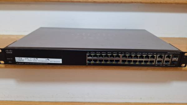 CISCO 24 port business class managed POE switch 1