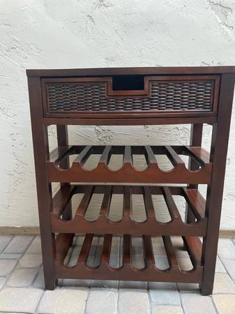 Entry cabinet.  Wine 1