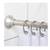 3 Adjustable Straight & Curved Shower Curtain Rod Bathroom Vanity Bar 1 thumbnail