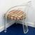 Vintage c. 1970's Charles Hollis Jones Style Lucite Boudoir Chair Pair 6 thumbnail