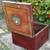 Vintage Wooden Oriental Tea Chest w/Painted Decoration 19 thumbnail