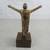 Christ The Redeemer Vintage 1970 Solid Brass Statue Signed 7" Tall 6 thumbnail