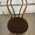 Antique Swivel Bentwood Desk Chair - Leather Seat, Adjustable 3 thumbnail