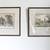 Pair 18th Century Netherland Dutch Village Church Prints Jan Bulthuis 1 thumbnail