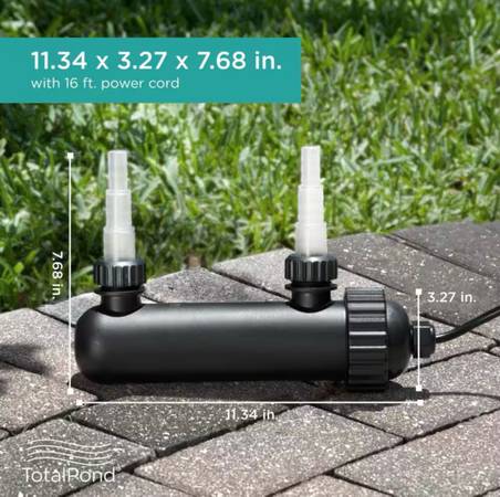 UV Pond Clarifier UV  9Watt - new 1