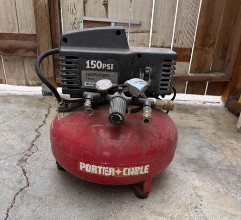 Porter Cable Air Compressor 150 psi 6 gallon 1