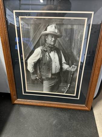 The Duke - John Wayne Framed Western Art Print 1