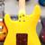 AIO S4 Electric Guitar - Marigold Yellow (Brown Pickguard) GS-001 12 thumbnail
