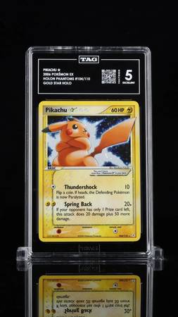 holo gold star pokemon card Pikachu EX Holon Phantoms #104 . TAG 5 - collectibles - by owner - sale cementing its place as a must All Gold Star Pokemon Cards