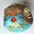 New 4" Vintage Style Glitter Christmas Glass Blown Ornament Decoration 6 thumbnail