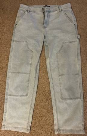 & Everything denim carpenter, 32x30, relaxed, loose fit, light blue jeans, just 1