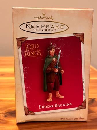 Hallmark Keepsake Frodo Baggins Lord of the Rings Ornament 2004 *New* 1