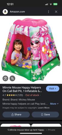 Minnie Mouse Happy Helpers  Inflatable 1