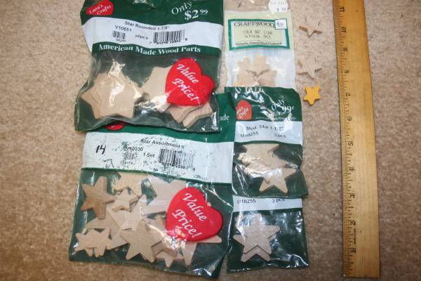 40 Wooden Stars 1