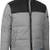 URBAN BUCK Men’s Puffer Jacket, Midweight, Long Sleeve Henry, Grey, XL 3 thumbnail