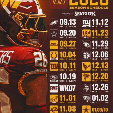WASHINGTON COMMANDERS 2026 VIP HOME GAMES 1