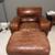 Leather Lounge Chair and Ottoman make offer 3 thumbnail
