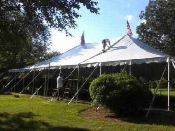 Anchor industries 40'x80' with center poles 1