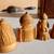 CHESS SET old AFRICAN hand carved wood 16 thumbnail