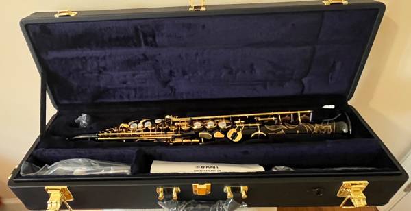 Yamaha YSS-82ZR Custom Black Lacquer, Curved Neck Soprano Sax