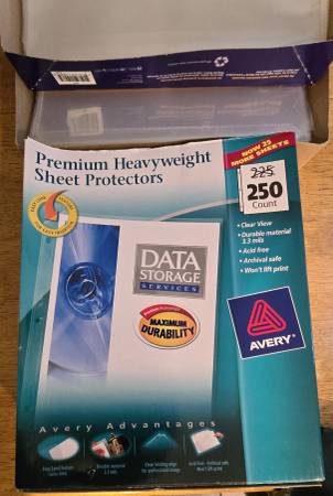 Avery Clear Heavyweight Sheet Protectors - NEW 1