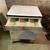 Vintage 1930s Porcelain Enamel TABLE TOP on Antique Cabinet 3 thumbnail