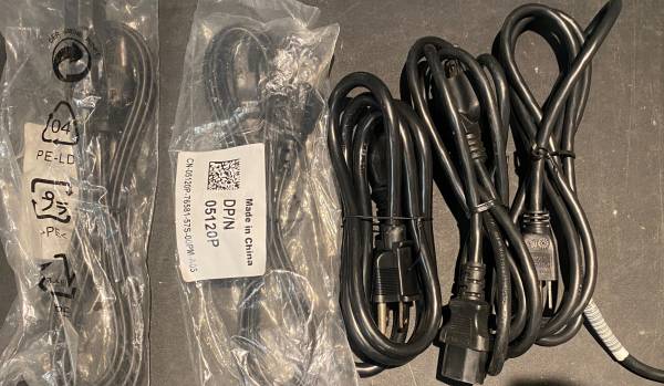 New power cable, 3 prong, 6 feet 1