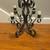 Vintage Black Metal Candle Holder 2 thumbnail