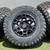 Black 17” TRD Pro Style Rims Toyota Wheels 33” Tires 4Runner Tundra 7 thumbnail