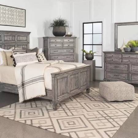 Last Quality High Headboard King Bed  was $2099 Sale Price 1