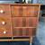 Mid-Century Walnut and Rosewood 9 Drawer Dresser/Credenza/Media center Stanley 7 thumbnail