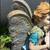Homestications 1999 vintage garden fairy with wings & flower pot 7 thumbnail