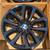 19" BMW 550i 525i 528i Factory Wheels Rims Gloss Black OEM 5 series Staggered 4 thumbnail