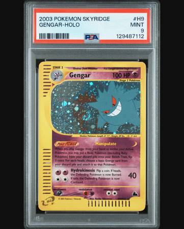 2003 skyridge gengar psa 9 pokemon 1