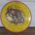 SELDOM SEEN ORIGINAL 1950's GRAPHIC SNOW SAUCER 5 thumbnail