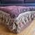 Custom Tufted Upholstered Ottoman with Fringe #2 21 thumbnail